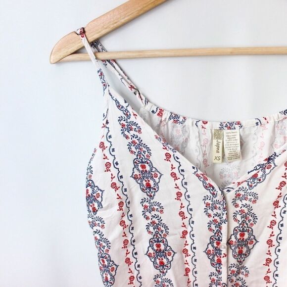 NWT Japna Floral Print Sleeveless Blouse/Top in XS - Picture 3 of 6